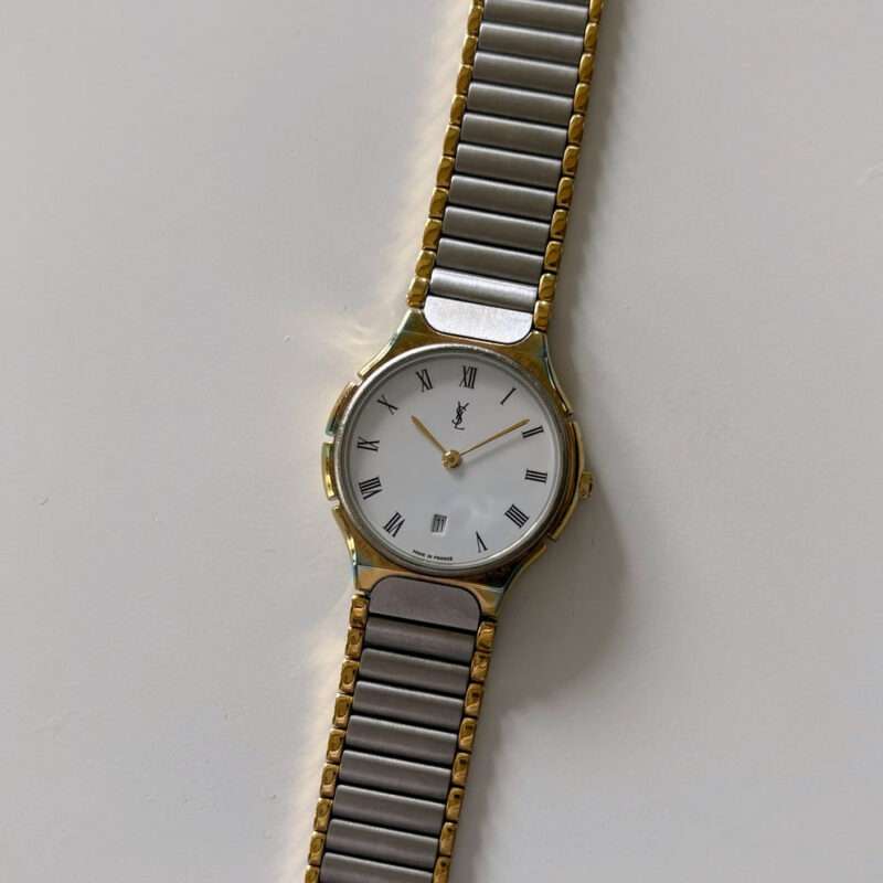 YSL 1990s Two tone watch - Image 2