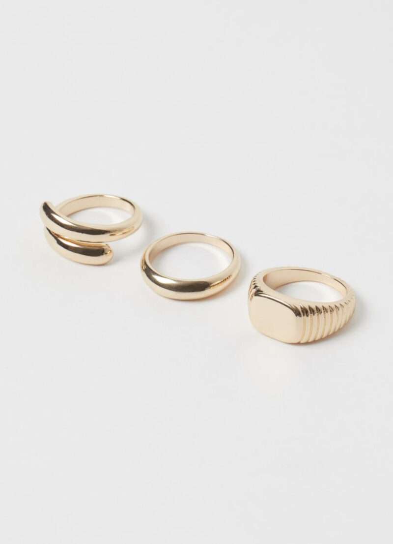 H&M 3-Pack rings