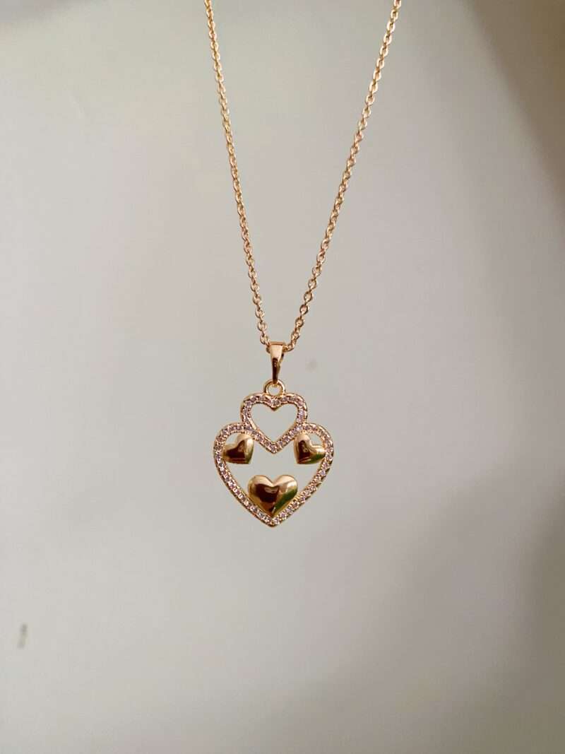 Hearts loops necklace